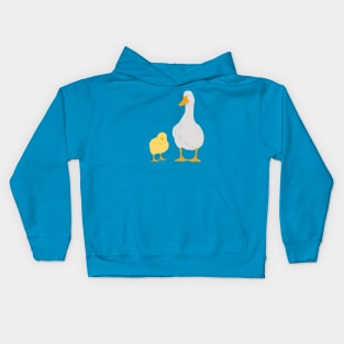 chick and duck Kids Hoodie